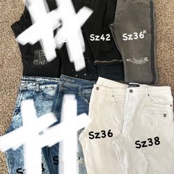 Men’s Jeans ( All Sizes Posted On Pic)$10 Each 