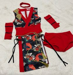 Women Halloween Costume Ninja or Geisha