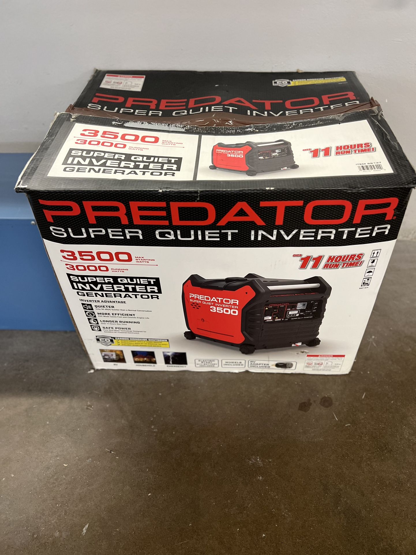 New Open Box Predator 3500 Watt Generator