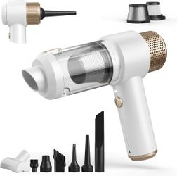 Cordless Powerful Handheld Vacuum LT-135 - White & Gold
