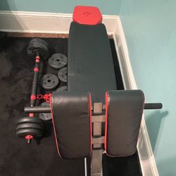 Multifunctional Bench W/ Weights