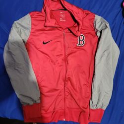 Boys Large 10/12 Nike RED SOX ZIP UP