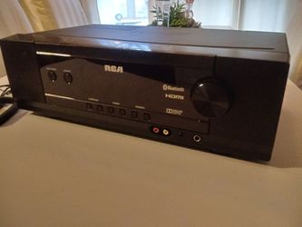 PKG DEAL.RCA Bluetooth Home Theater System..complete...has an opening on top...does not impede performance...also comes with WIFI RCA blue ray player