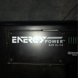 Klipsch Energy Power Bar Elite Center Speaker Soundbar and Subwoofer