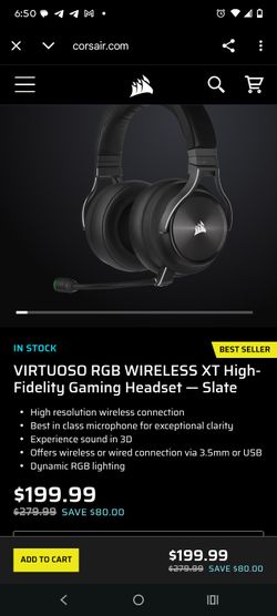 Virtuoso Rgb Wireless Gaming Headset