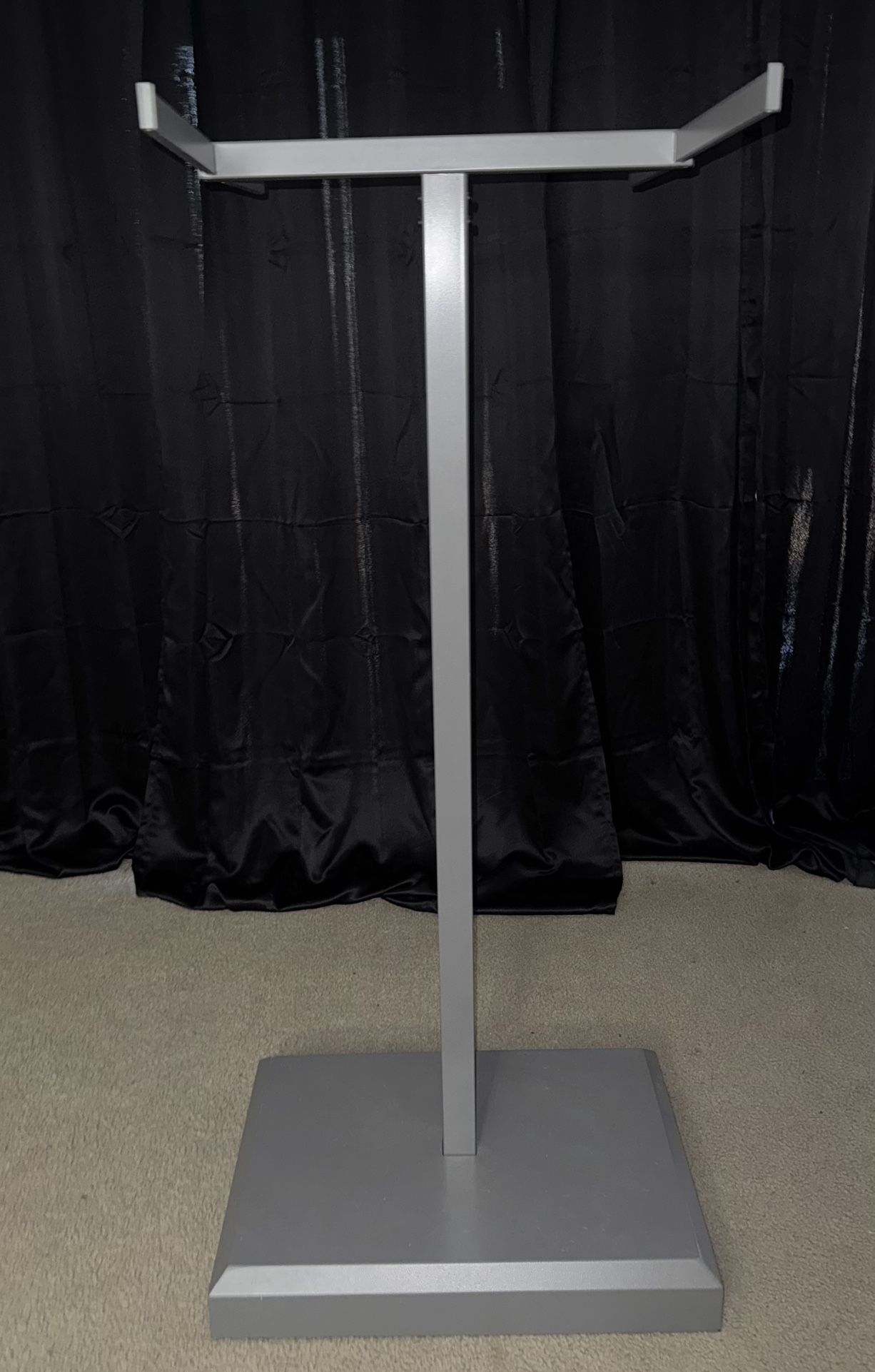 Grey Metal Clothes Rack