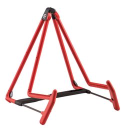 K&M Heli 2 Acoustic Guitar Stand - Red