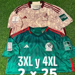 Jersey México 22’  2x25 Liquidación !! 