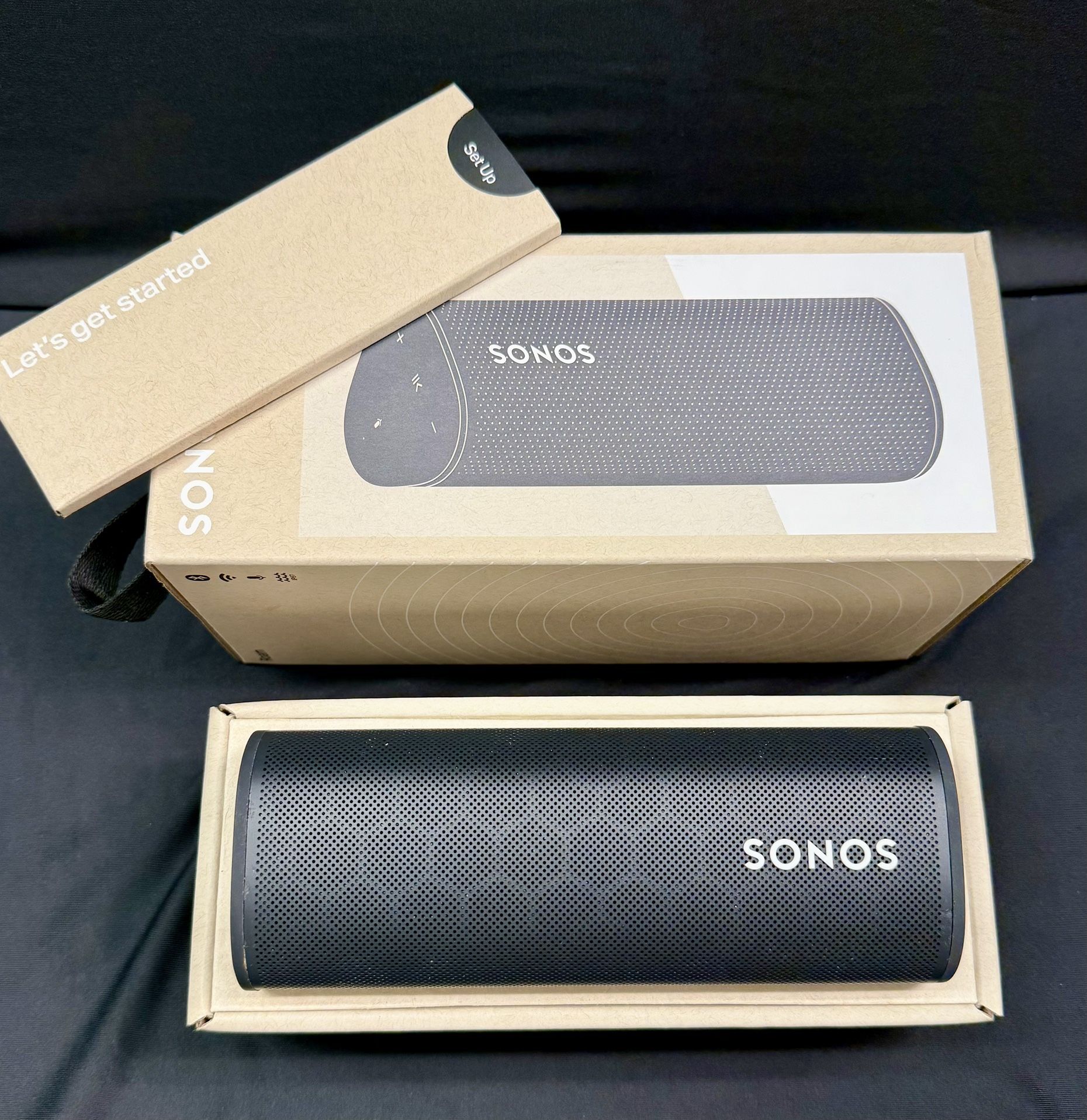 Sonos Roam 2 - Black - Portable Waterproof Bluetooth Speaker