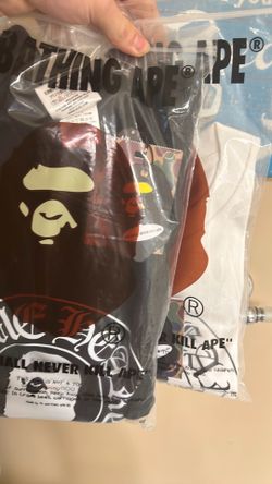 Bape x chrome heart T-shirt