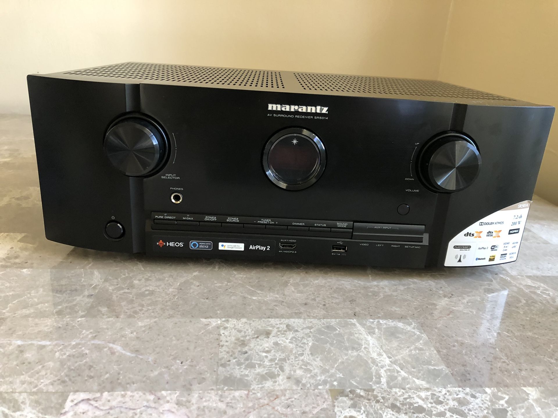 Marantz av surround receiver SR5014 New with no Box 2019 model