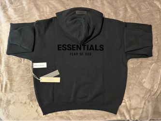 NEW Fear of God Essentials Black Hoodie (Size XXS, XS, S, M) 100% Authentic✅
