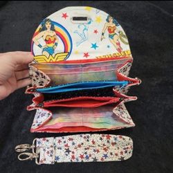 Wonder Woman Wallet Wristlet Clutch Necessary Clutch Wallet NCW