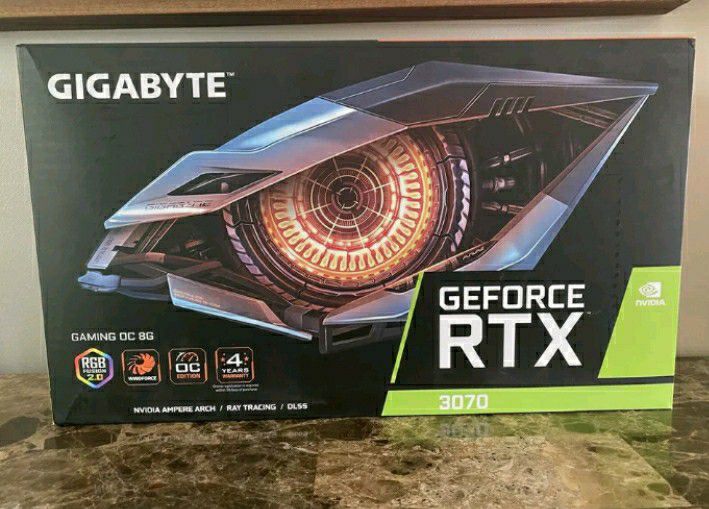Gigabyte GeForce RTX 3070 Gaming OC 8G REV2.0 LHR 8GB 256-bit GDDR6 Video Card