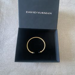David Yurman Braided round toe open bracelet 