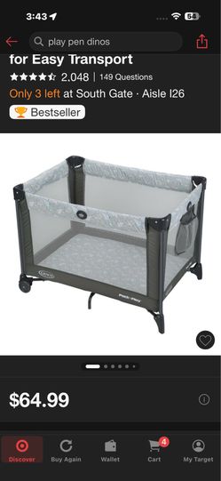 Graco pack and play