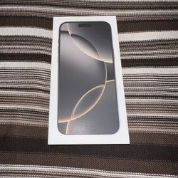 New Apple iPhone 16 Pro Max 1TB Natural Titanium Unlocked