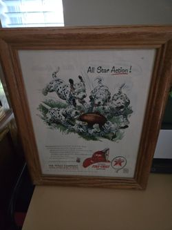 Texaco frame pictures of Dalmatians