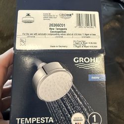 GROHE shower head plus GROHE arm