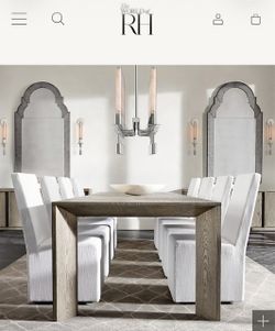 RH Rectangular Table 108 inches