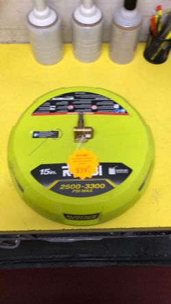 10035 Ryobi 15in surface cleaner for 2(contact info removed)psi pressure washer 69355