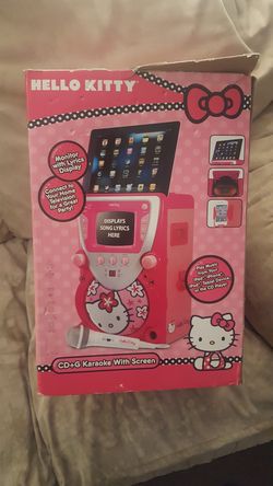 Hello kitty karaoke machine