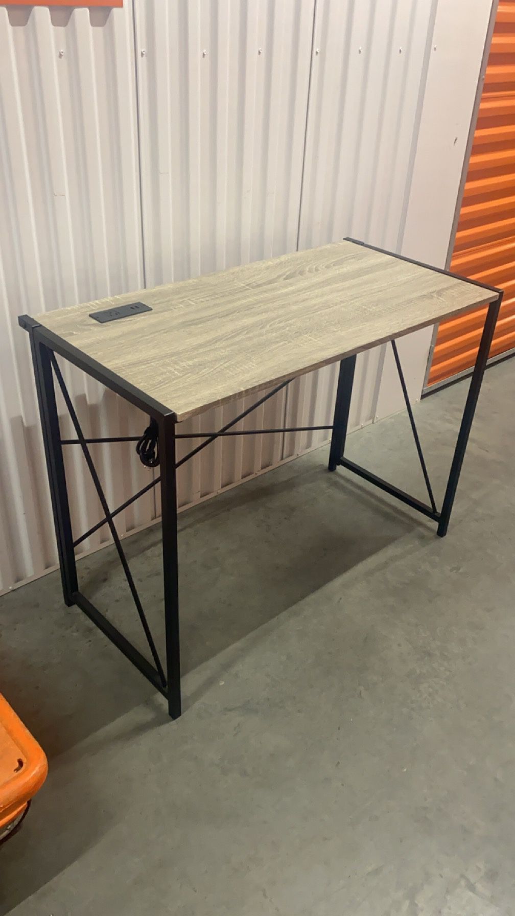 Desk With Charging Plug