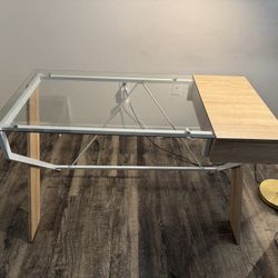 Glass desk