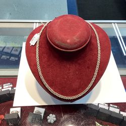 22’ 10k Diamond Necklace