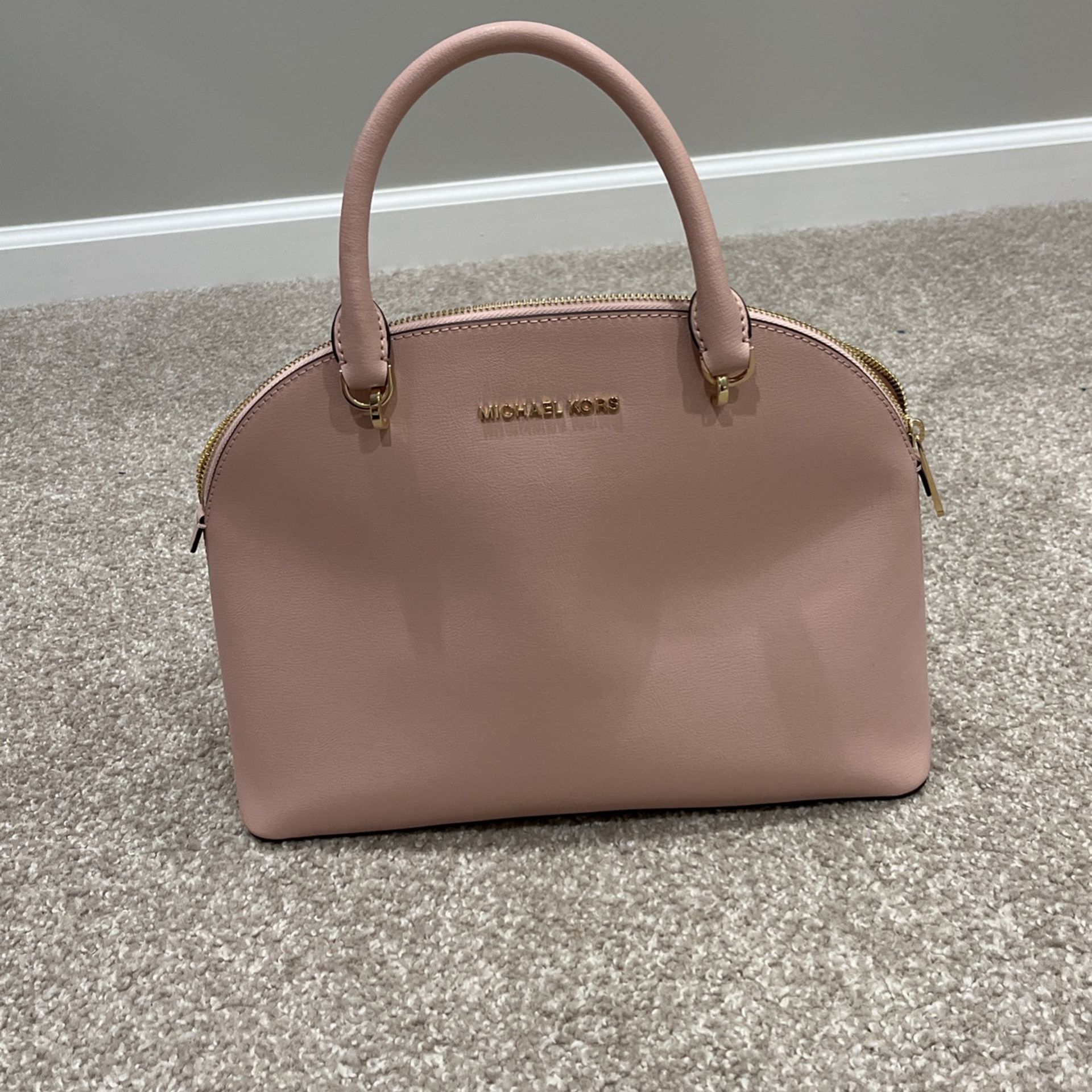 Michael Kors Leather Blush Pink Purse 