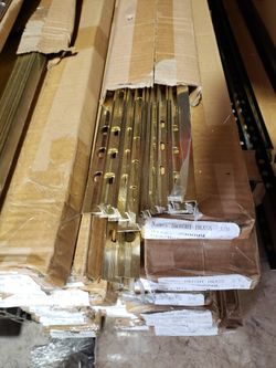L Tile Aluminum Trim 1/2 And 3/8 X 9.6 L Ft