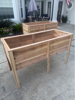 APOPKA CEDAR RAISED GARDEN BED PLANTER