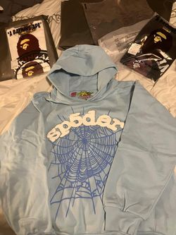 Blue spider hoodie
