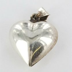 Women's Sterling Silver 925 Heart Charm / Pendant  #82199