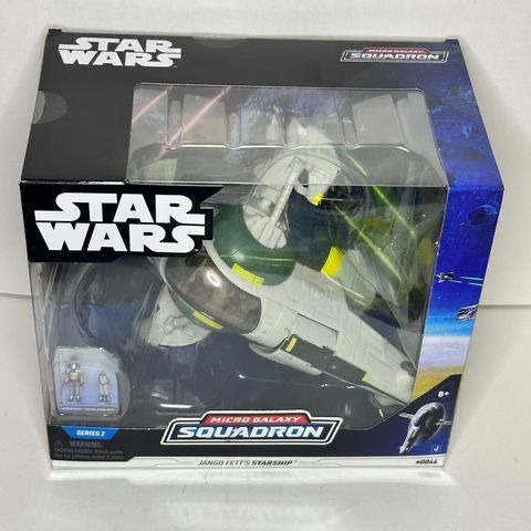 NEW Star Wars Micro Galaxy Squadron Series 2 Jango Fett's Starship Slave 1 #0044