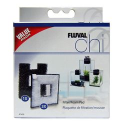 Fluval Chi 5 Gallon Aquarium (Replacement Filters And Foam Pads)