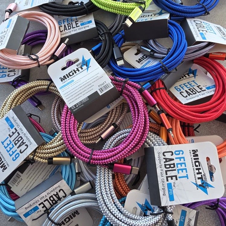 6ft Type C To 8 Pin Iphone USB Charging Cable