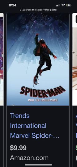 Spider-Man Into The Spiderverse Poster Trends New 