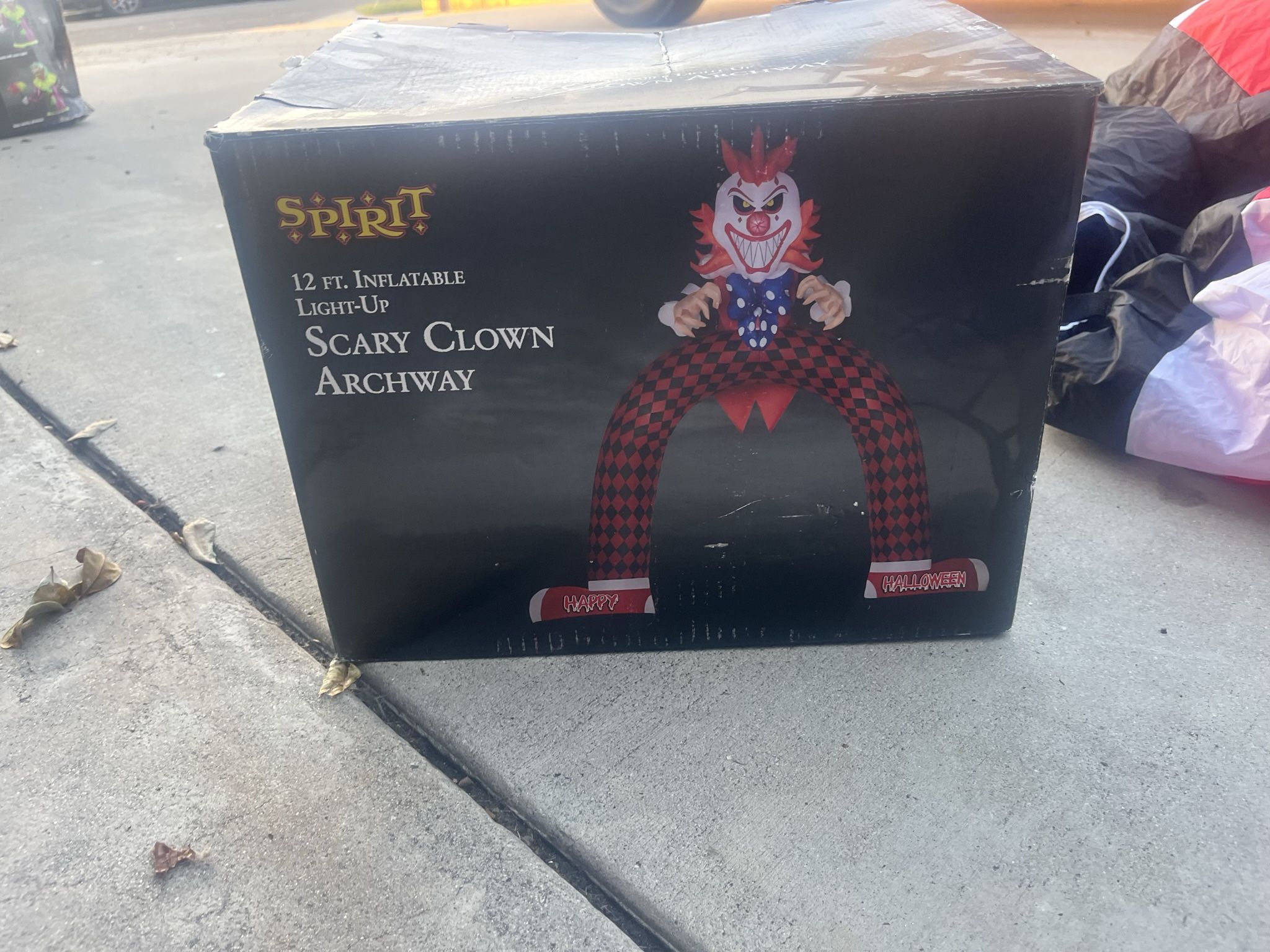 12ft inflatable Clown Halloween Archway