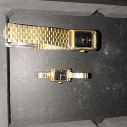 Men's And Women's Vintage Gold Watches