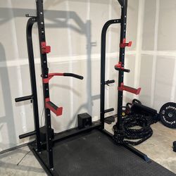 SunHome Power Cage Squat Rack
