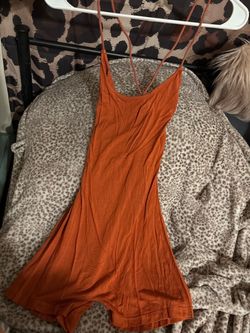 Orange Romper