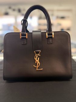 Saint Laurent Baby Cabas Black Bag (WMP019037)