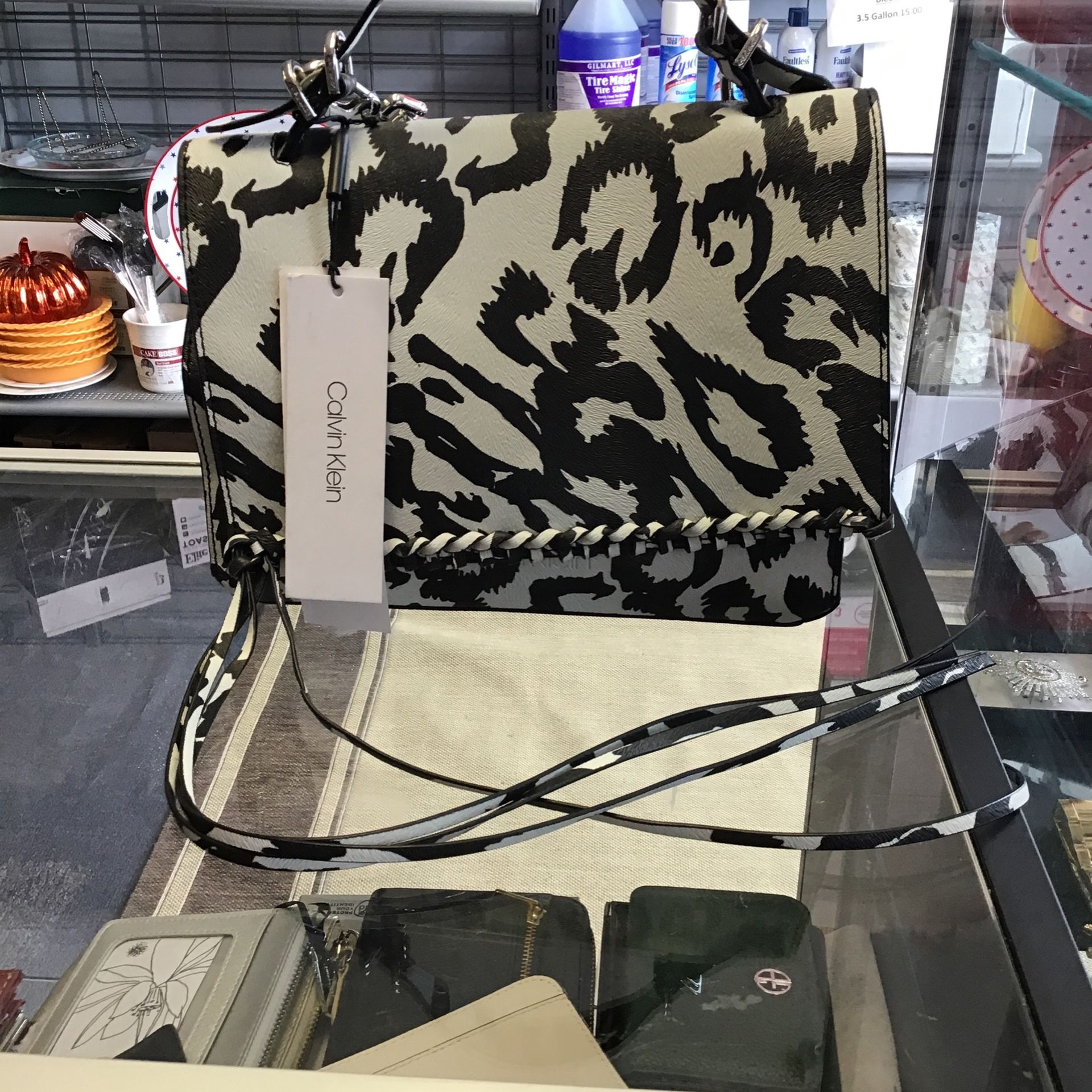 Calvin Klein Fringe Crossbody New