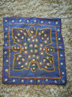 Beautiful vintage pillow case