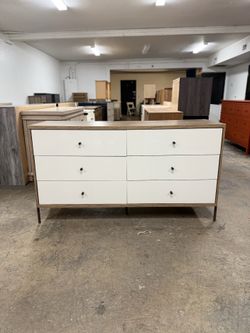 MCM Style 6 Drawer Dresser