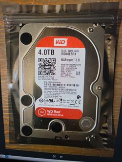 Western Digital 4TB SATA 3.5" hard drive