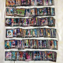 Dragon Ball Z Around 600 Cards Plus New Goku Figure All For $70