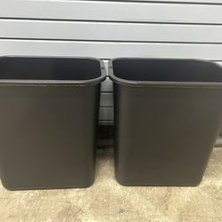 2 Office trashcans 