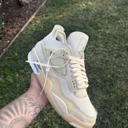 Jordan Retro 4 Off White 9.5 Men’s